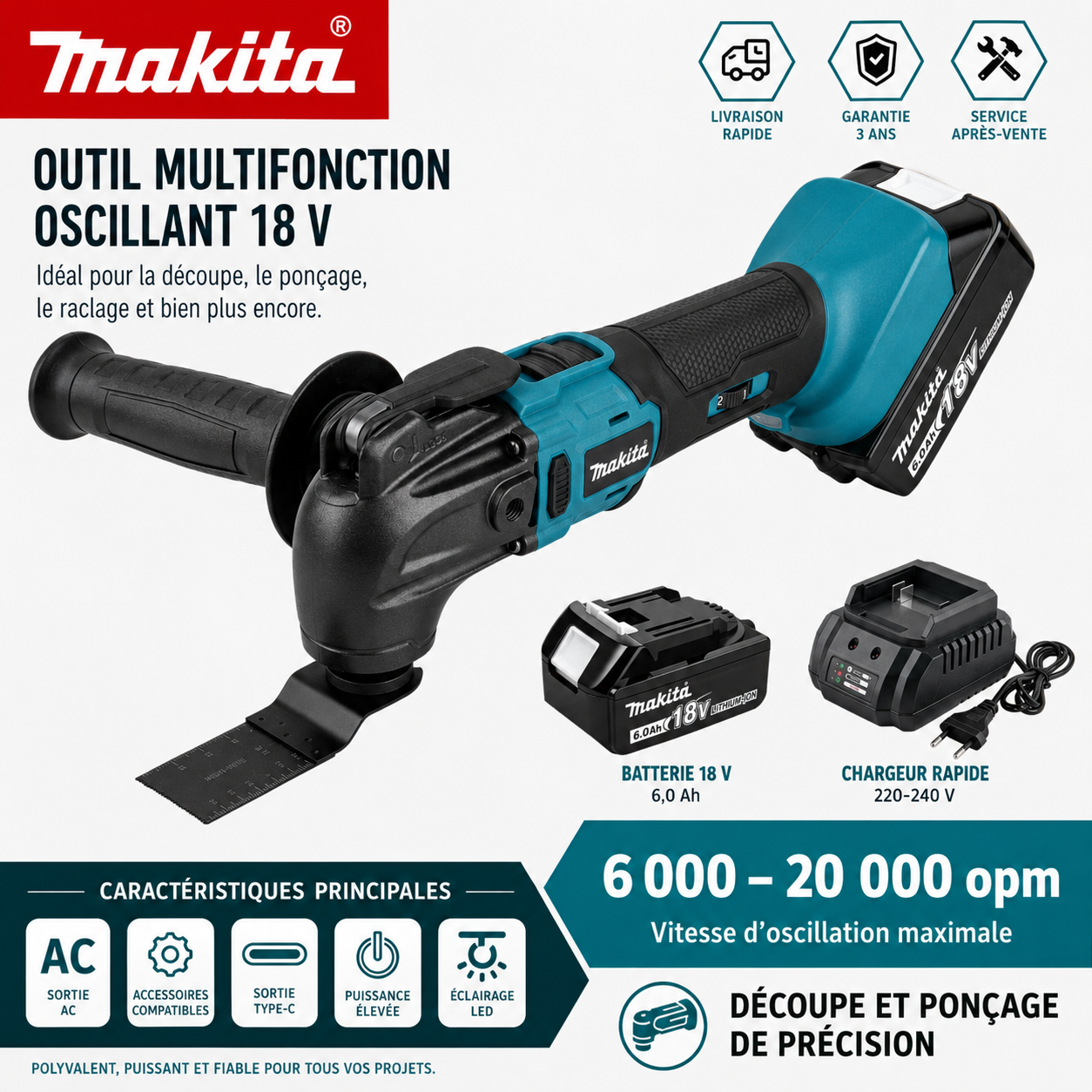 Multitool Oscillant MAKITA