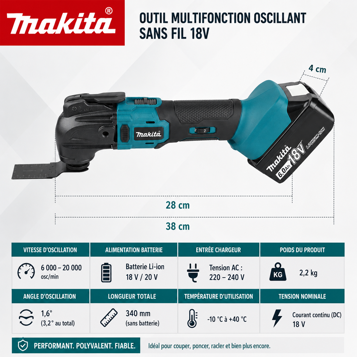 Multitool Oscillant MAKITA